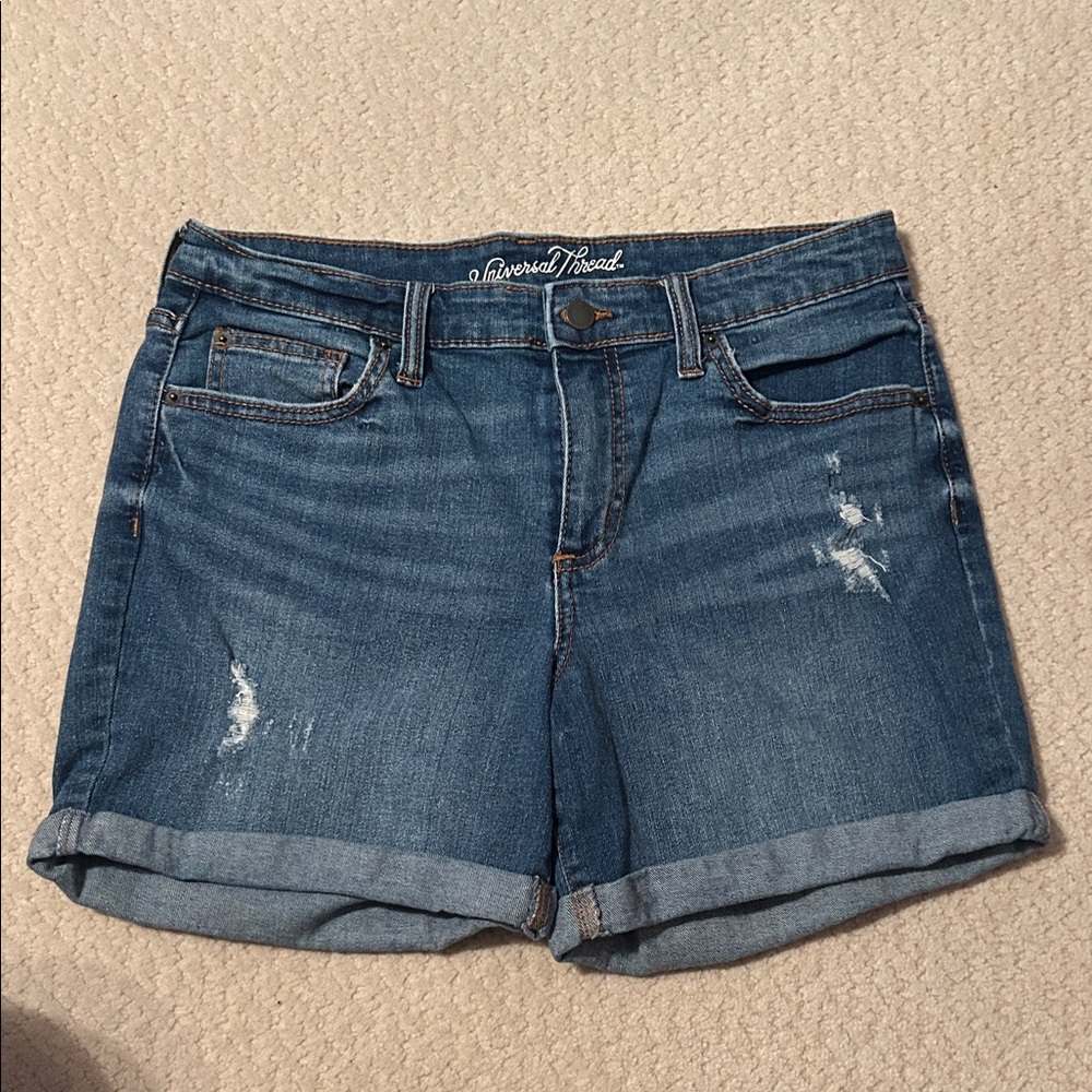 Universal Thread Distressed Blue Jean Shorts
